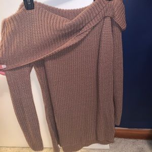 Off the shoulder sweater